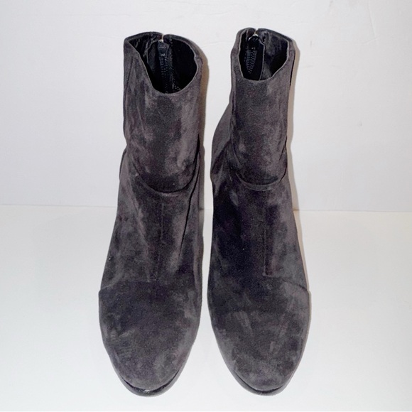 Rag & Bone Newbury Black Leather Suede Ankle Boots Sz 9.5 ASO Celebrities Chunky - Picture 4 of 15